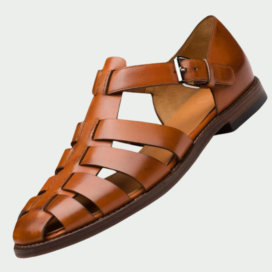 Alfred™ | Premium Lädersandaler för Herrar