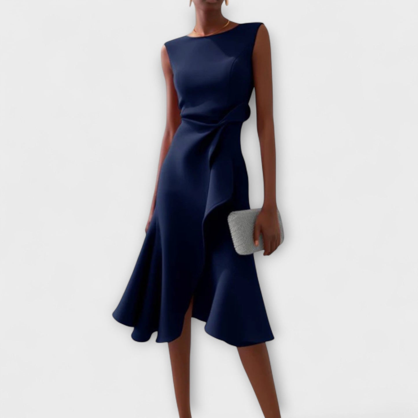 Lovisa™ – Draperad asymmetrisk midiklänning