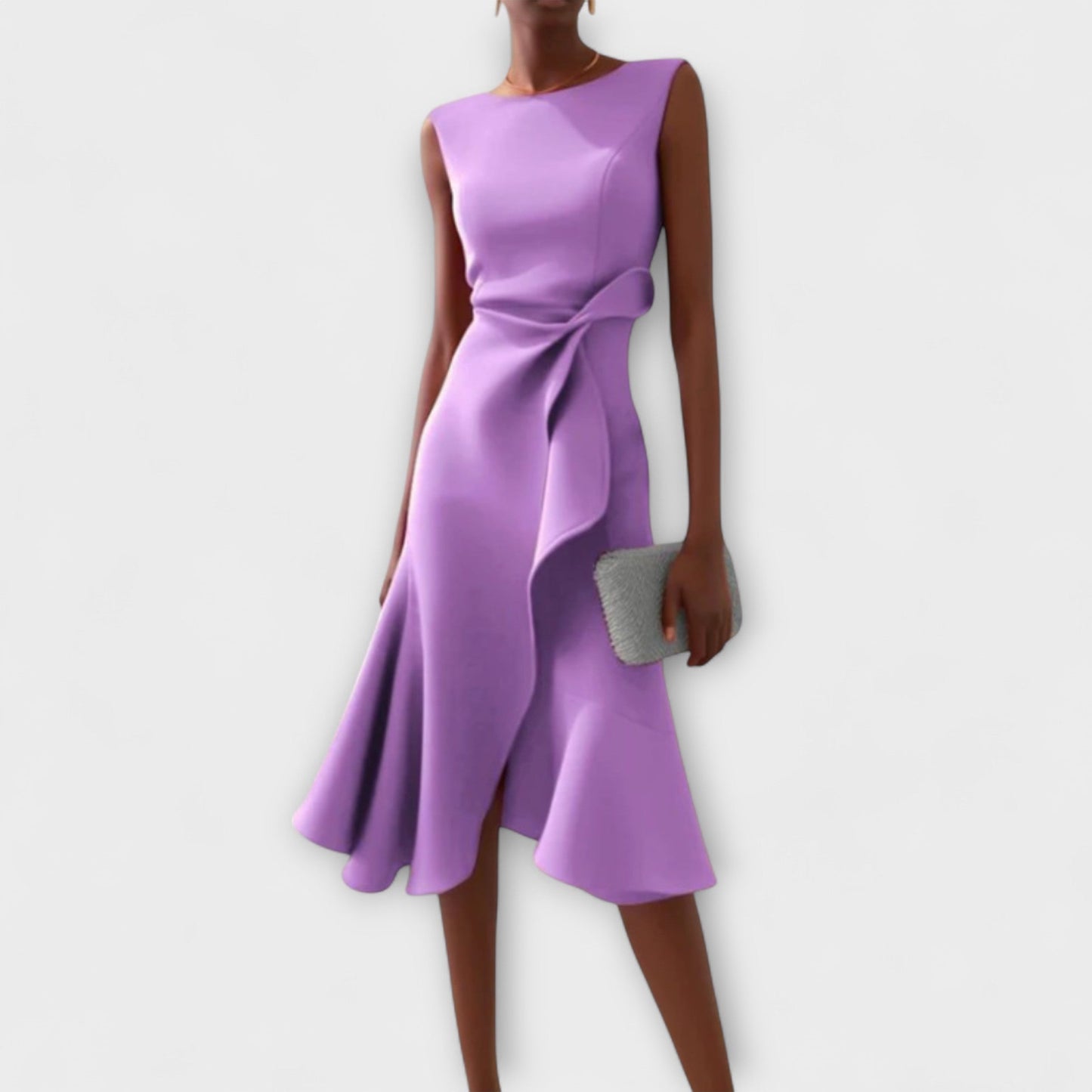 Lovisa™ – Draperad asymmetrisk midiklänning