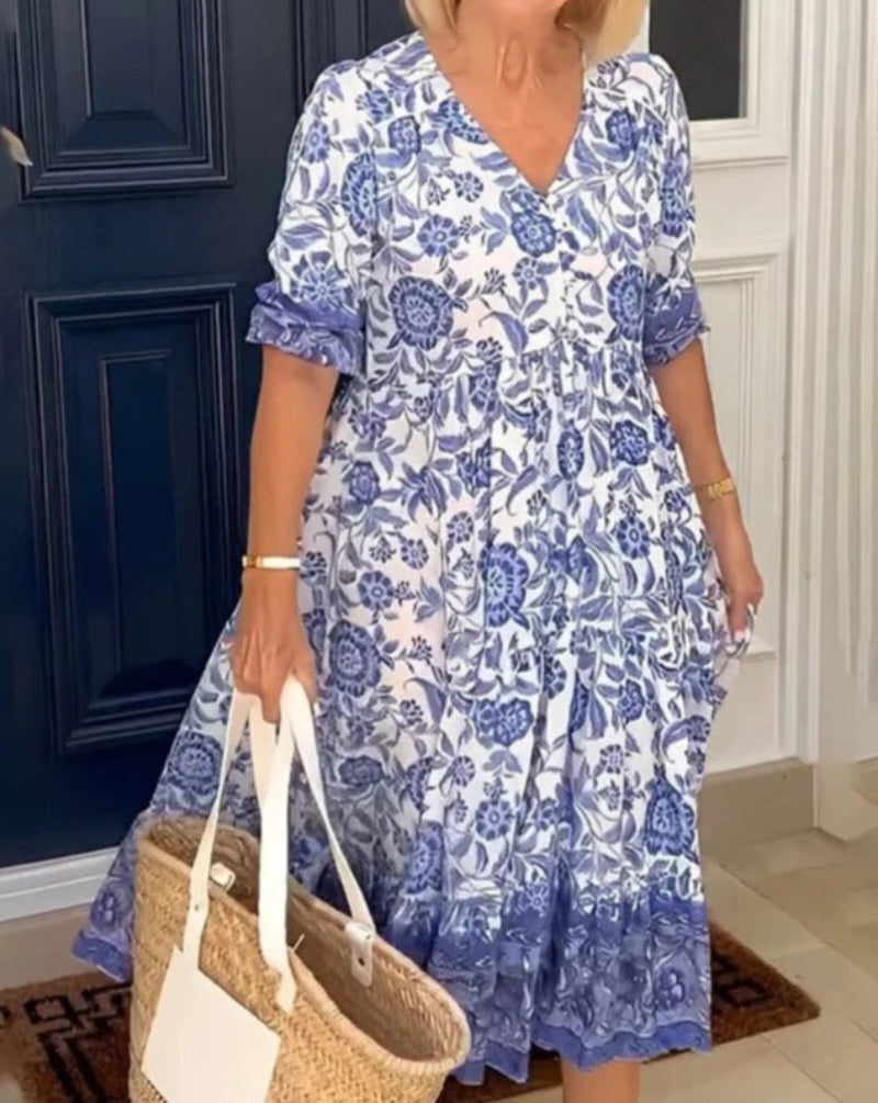 Sofia™ | Elegant och Bekväm Sommarklänning