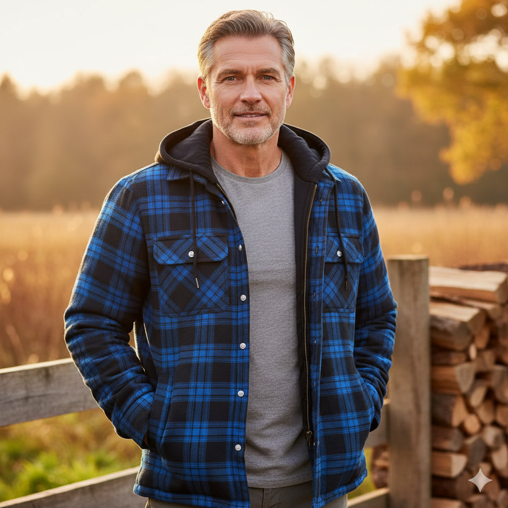 Arvid™ – Varm Herrjacka i Premium Ullblandning