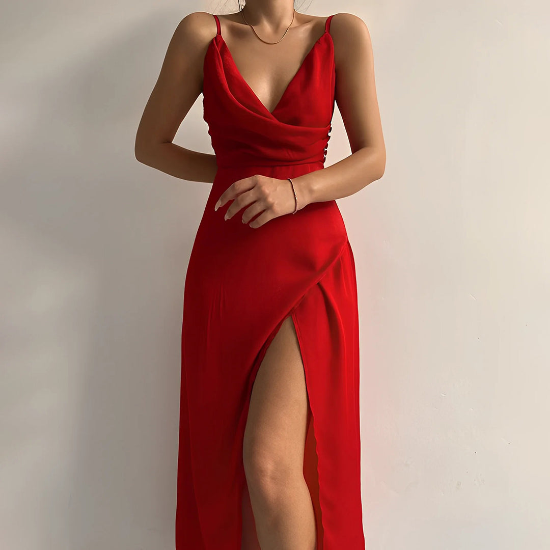 Freja™ | Elegant midiklänning
