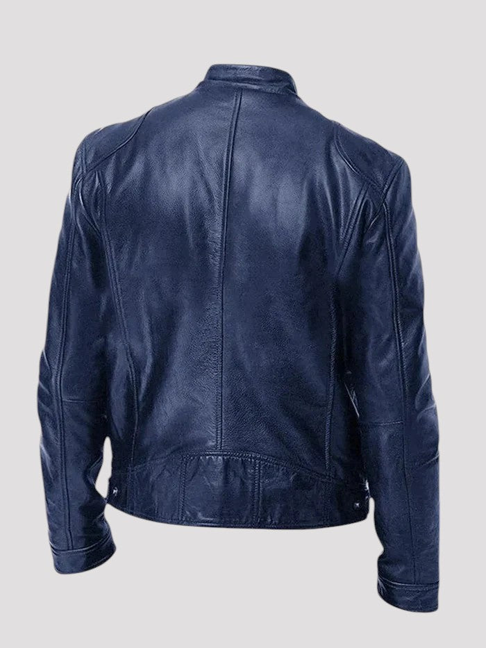 Erik™ | Avslappnad skinnjacka
