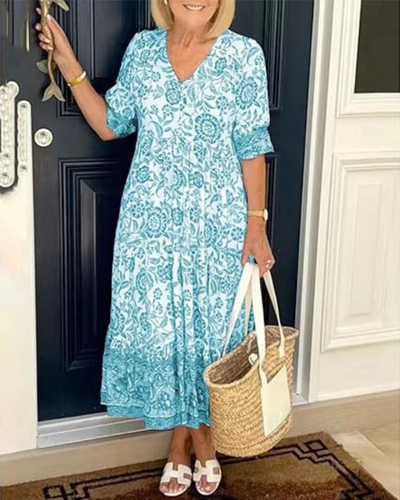 Sofia™ | Elegant och Bekväm Sommarklänning