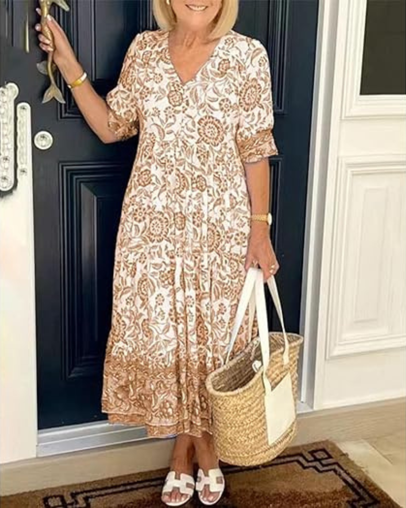 Sofia™ | Elegant och Bekväm Sommarklänning