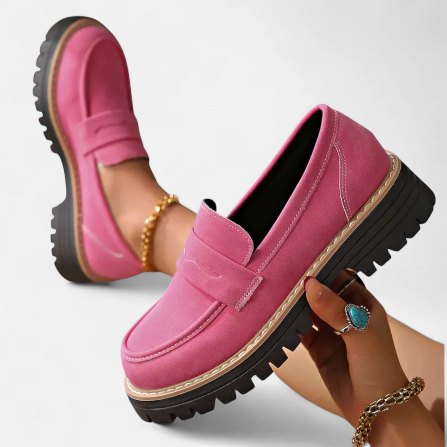 Märta™ | Ortopediska Moccasiner med Stil och Ultimat Komfort