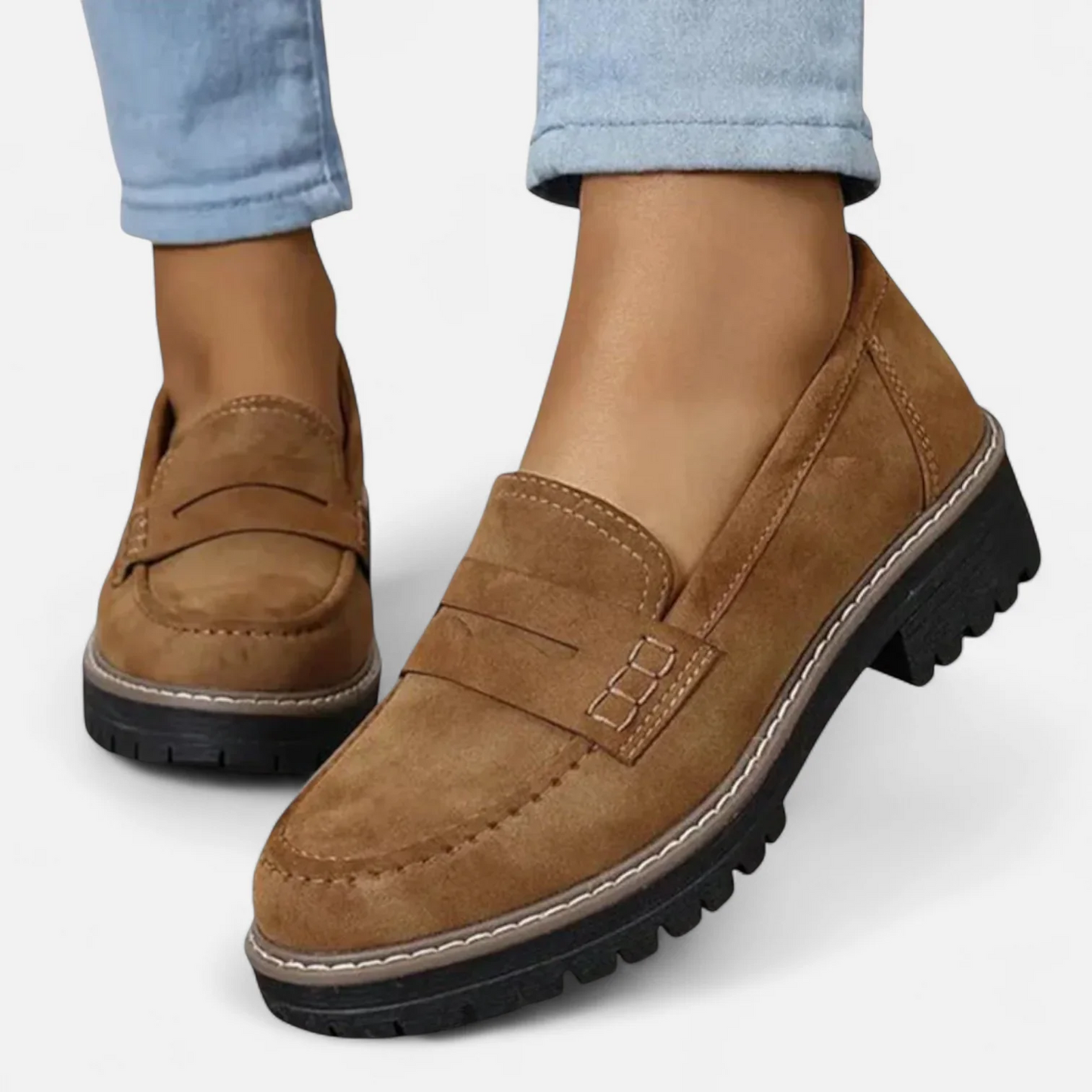 Märta™ | Ortopediska Moccasiner med Stil och Ultimat Komfort