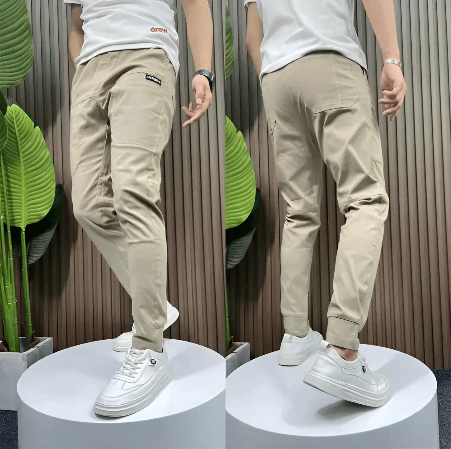 Oskar™ | PREMIUM CARGOBYXOR MED ELASTISK PASSFORM