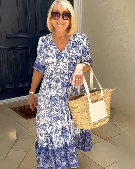 Sofia™ | Elegant och Bekväm Sommarklänning
