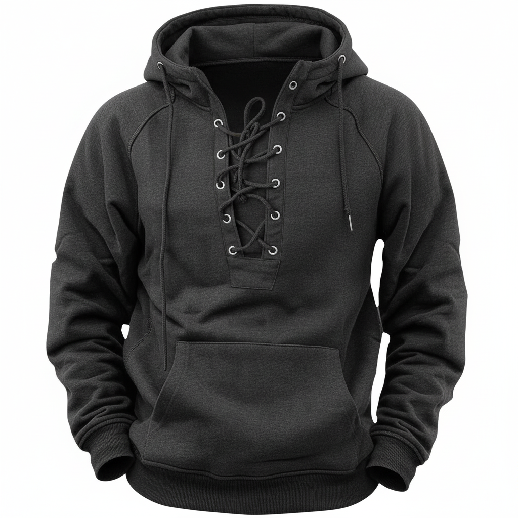 Einar™ | Varm och Slitstark Fleecehoodie – Nordisk Stil