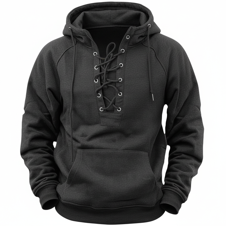 Einar™ | Varm och Slitstark Fleecehoodie – Nordisk Stil