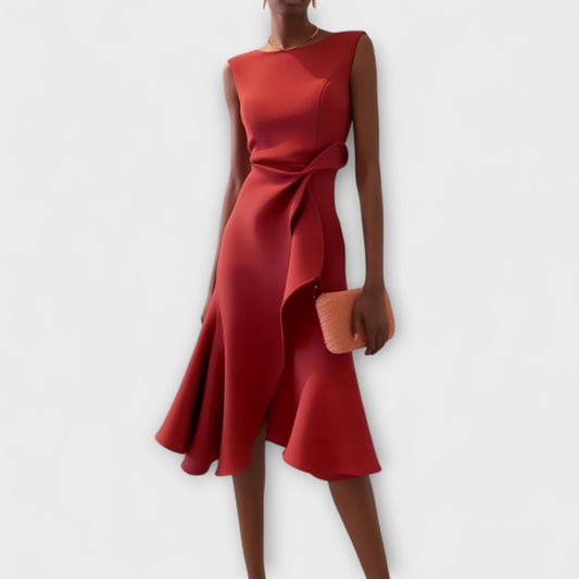 Lovisa™ – Draperad asymmetrisk midiklänning