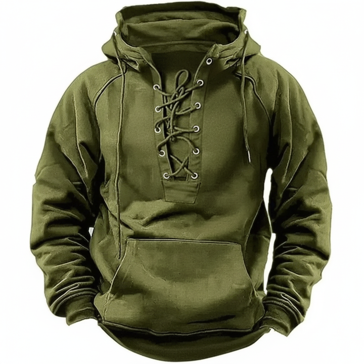 Einar™ | Varm och Slitstark Fleecehoodie – Nordisk Stil
