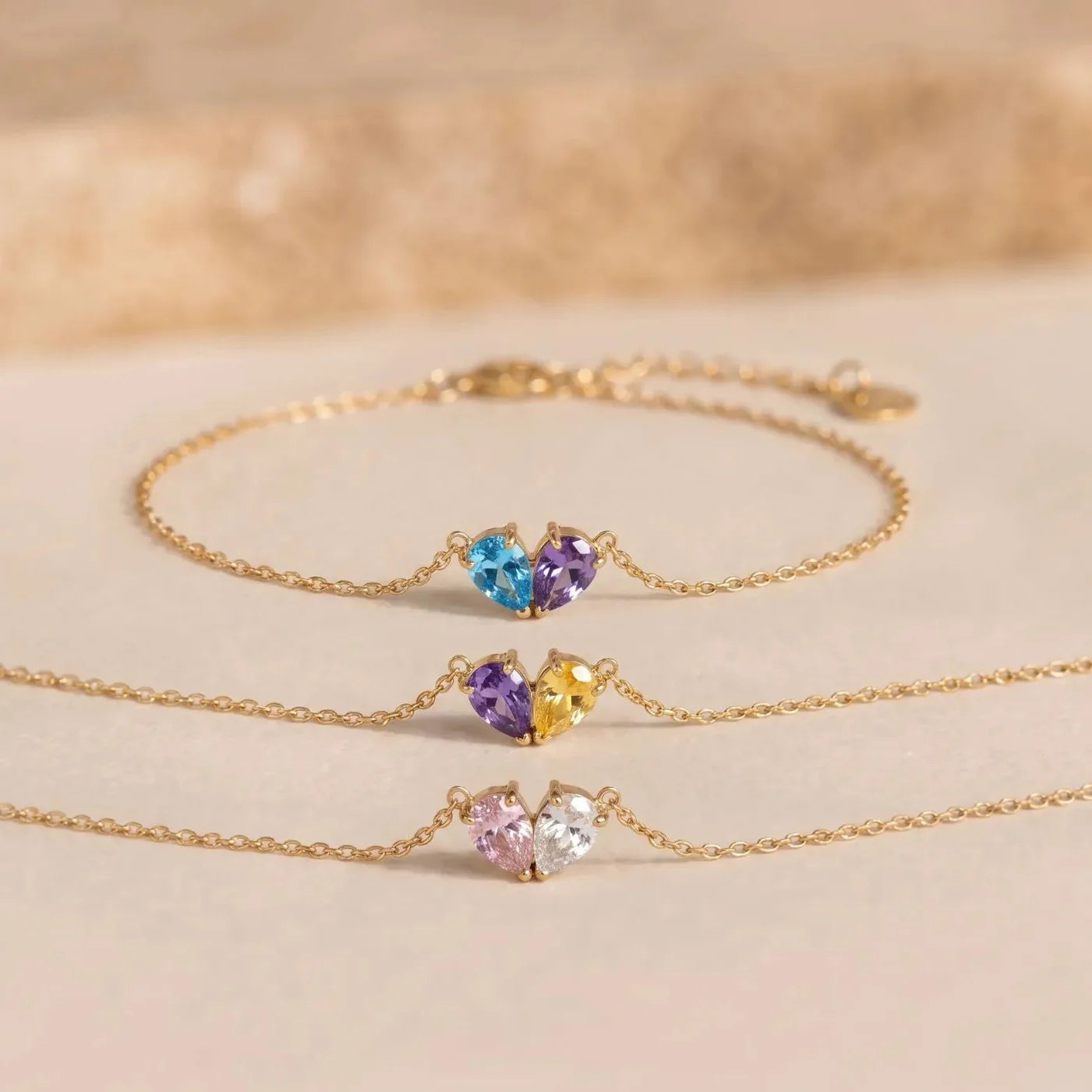 Hilma™ | Armband med hjärtan