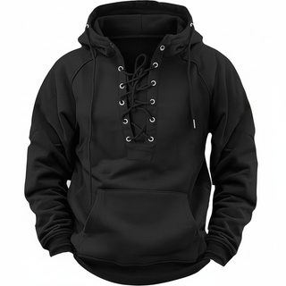 Einar™ | Varm och Slitstark Fleecehoodie – Nordisk Stil