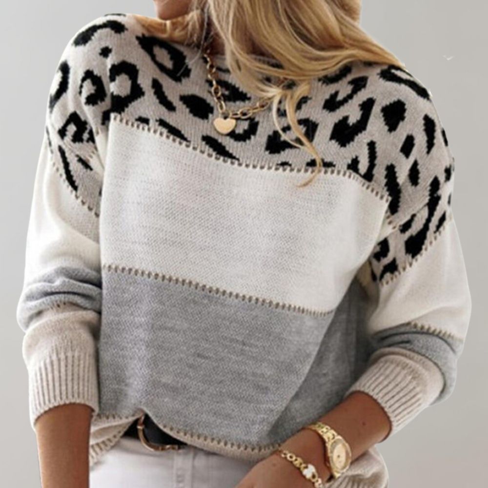 Felicia™ | Elegant leopardmönstrad tröja