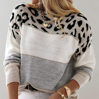 Felicia™ | Elegant leopardmönstrad tröja