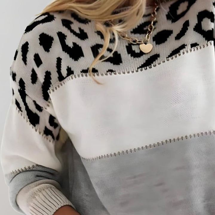 Felicia™ | Elegant leopardmönstrad tröja