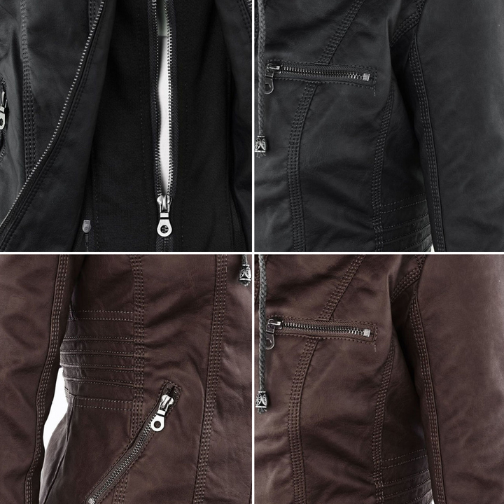 Moa™ | Robust och elegant skinnjacka