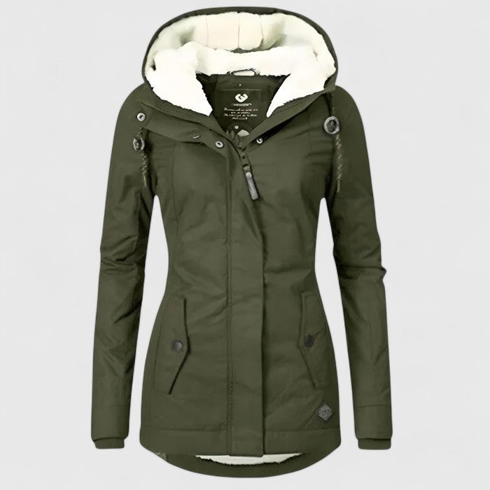 Amelia™ | Vattentät vinterjacka med huva