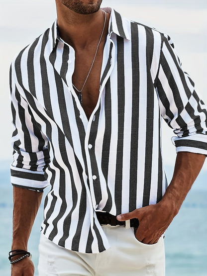 Melker™ | Riviera Randig Skjorta