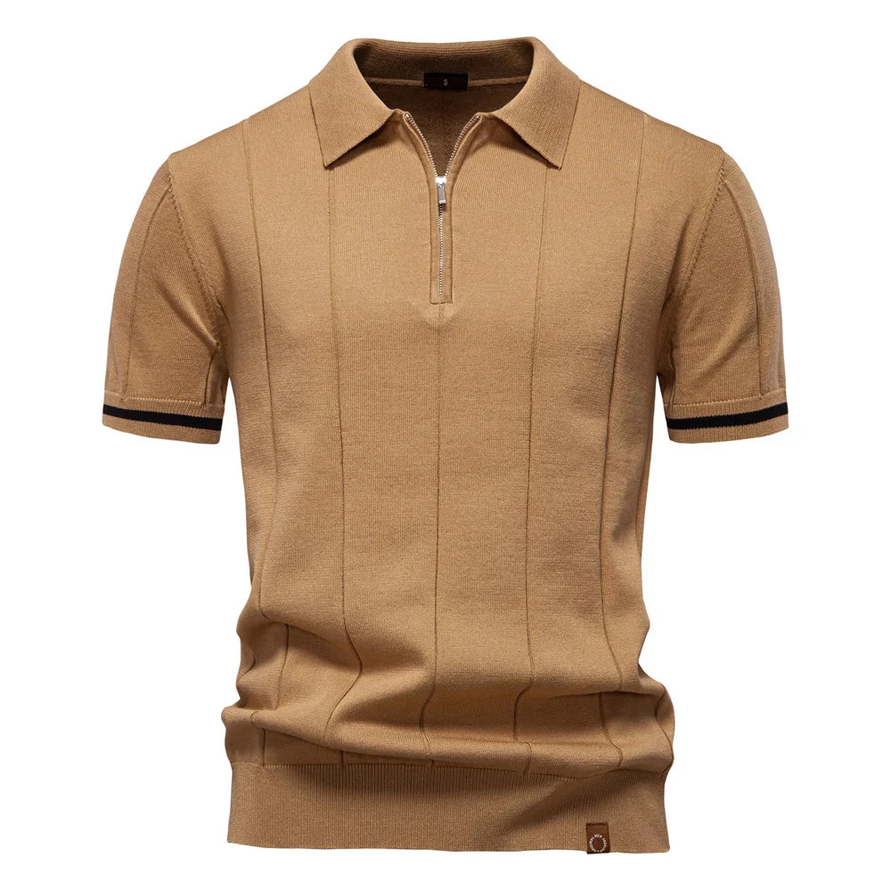 Isak™ | Sommarpolo med Dragkedja