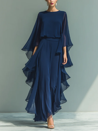 Isla™ | Elegant Chiffong Jumpsuit med Volanger