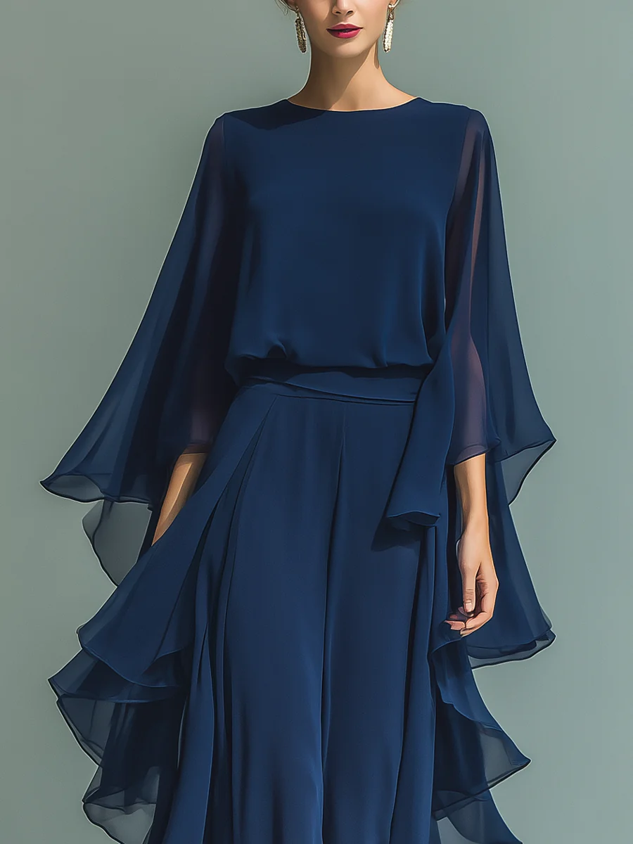 Isla™ | Elegant Chiffong Jumpsuit med Volanger
