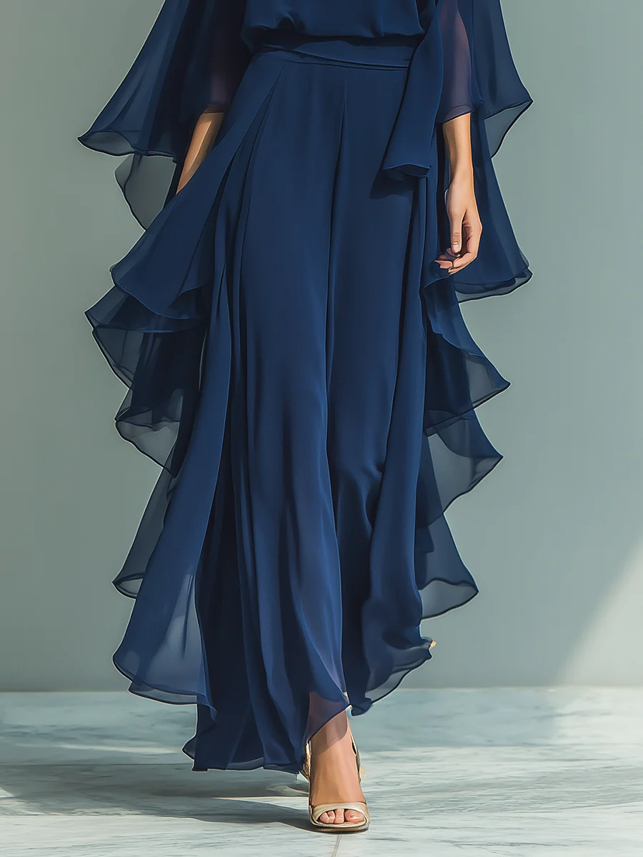 Isla™ | Elegant Chiffong Jumpsuit med Volanger