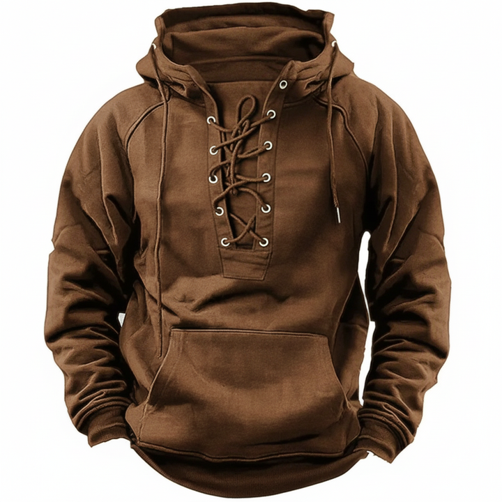 Einar™ | Varm och Slitstark Fleecehoodie – Nordisk Stil