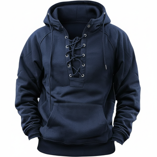 Einar™ | Varm och Slitstark Fleecehoodie – Nordisk Stil