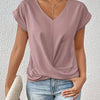 Astrid™ | Casual T-shirt med sweetheart-ringning