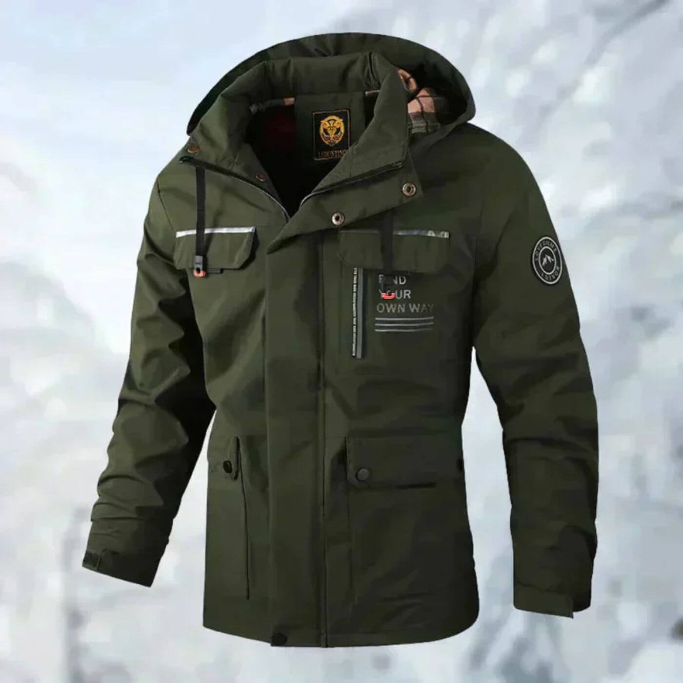 Björn™ | Vattentät Herrjacka för Höst & Vinter